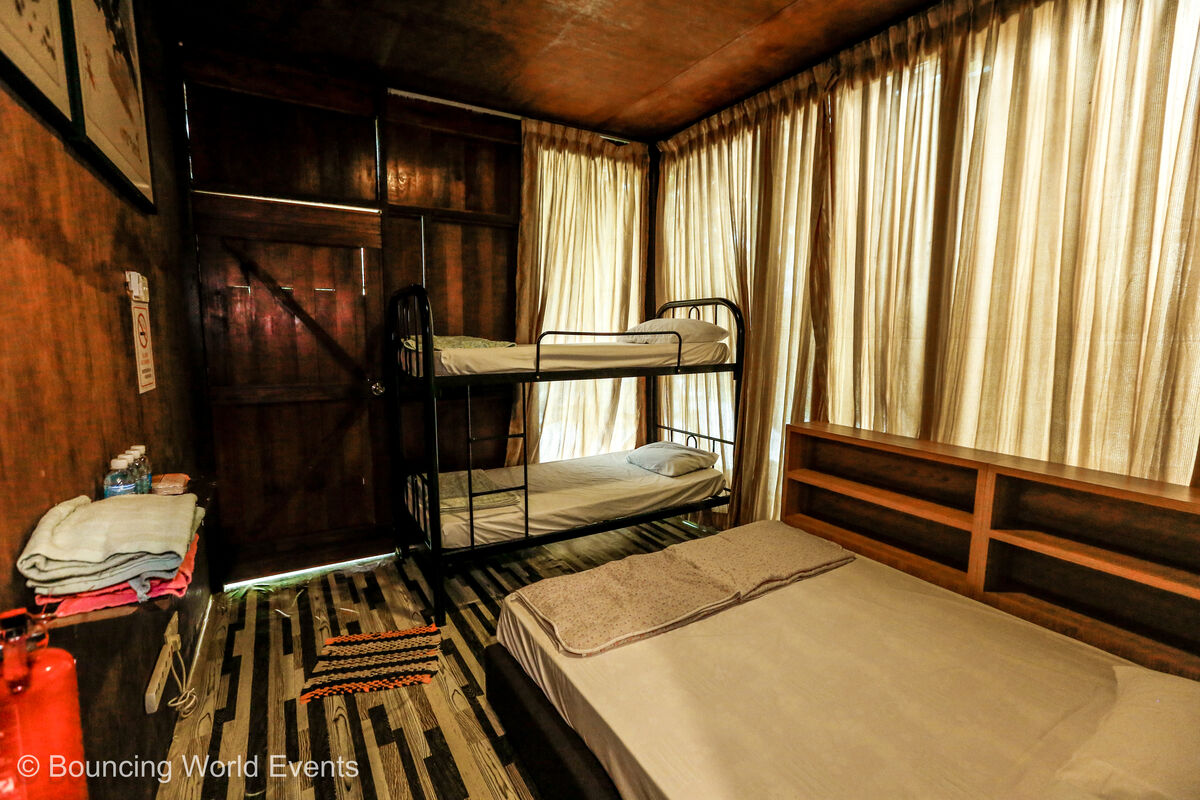 Timber Room, bunk beds in a timber cabin